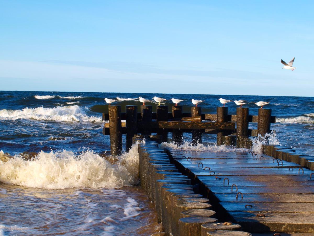 Kolobrzeg, Aqua Sol Polanki Park, Strand 300 M, Schwimmbad, Fitness, Parkplatz, Terasse Zewnętrze zdjęcie